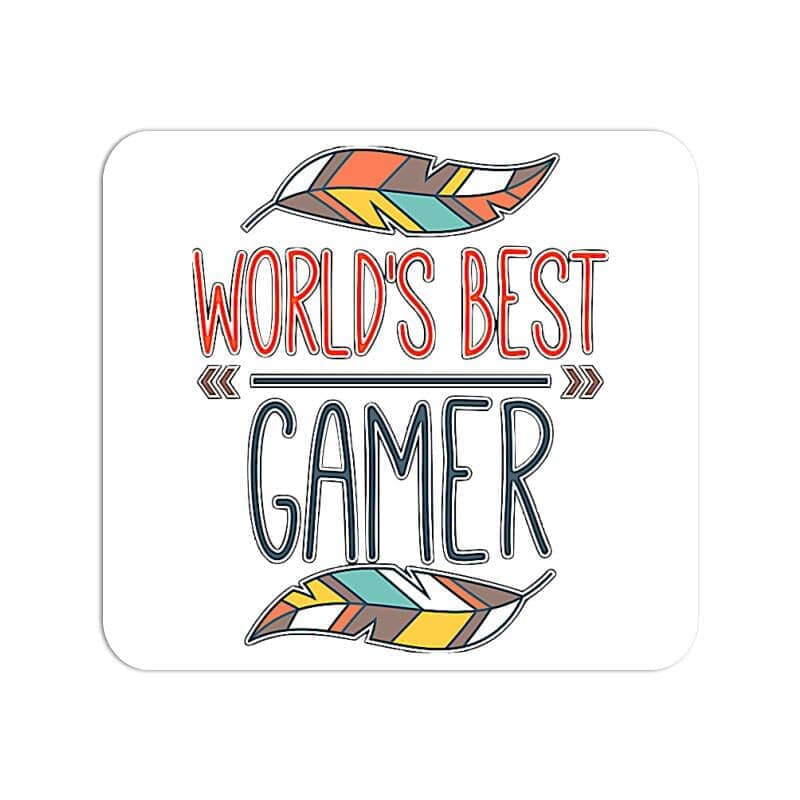World's Best Gamer Custom Gaming Mouse Pad for Laptop and Desktop - Catch My Drift India  anime mouse pad, best gaming mouse pad, best mouse pad, designer mouse pad, gaming mouse pad, gaming 